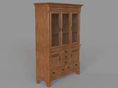 Antique Buffet 3D model