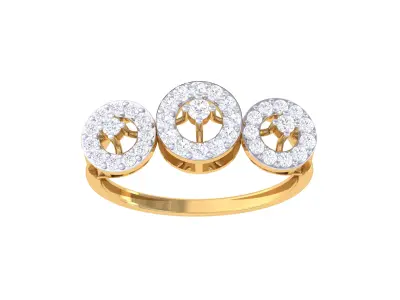  Women Ring MTL 3dm STL OBJ FBX Details 3D print model 76