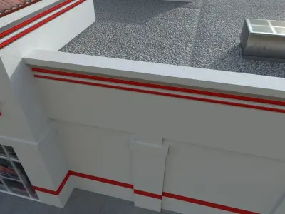 R3DP In-N-Out Burger Low-poly 3D model