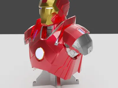 Iron man Mark 16 NightClub Bust 3D print model
