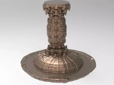 Crypt keeper fountain   3D model