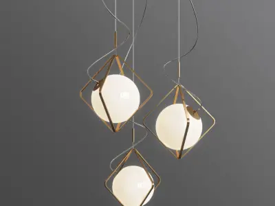 Jack Olantern Brokis Pendant Light By Lucie Koldova 3D model