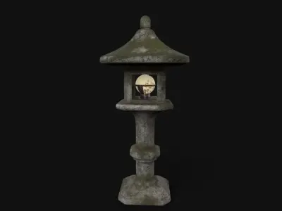 Japanese Lantern 3D model