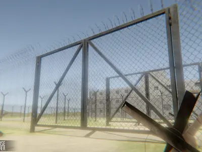 Prison house - restricted area 3D model