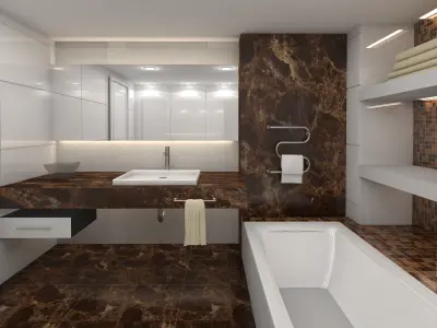 Bathroom 09 3D model