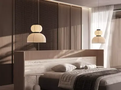 Bedroom Interior scene 3D model purchase