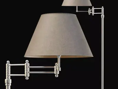 Floor lamp P-028  Low-poly 3D model