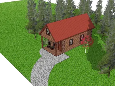 Creative Design-Holiday Cabin-060 3D model