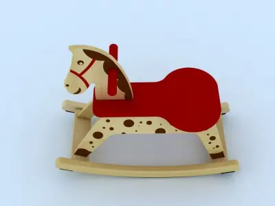 Rocking Horse 3d model 3D model
