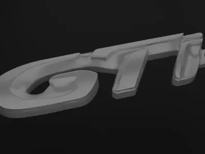 Peugeot GTI Keyring 3D print model