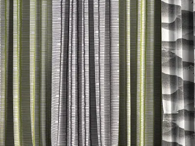 Curtain Set 56 3D model