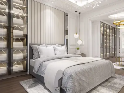 Design Master Bedroom Classic Low-poly 3D model