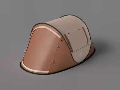 Camping Tent 3D model 3