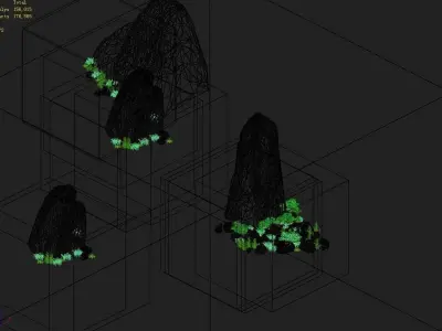 Explore the mountains - Rocks 08 3D model