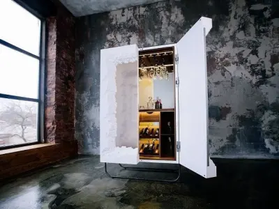 Bar Cabinet BreakFree Free 3D model