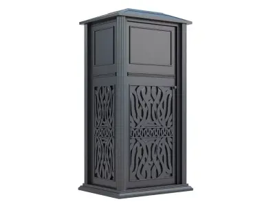Trash Can Outdoor 02 3D model