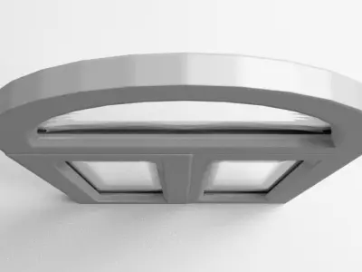 Window 5 arched 3D model