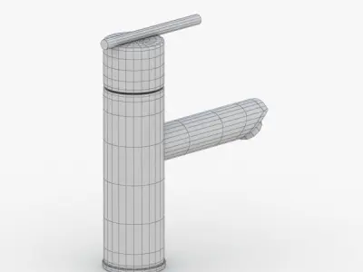 1665 - Water Tap Low-poly 3D model