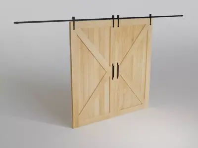 Slide doors 3D model