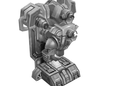 Wall Fortress - Electric Shock 02 3D model
