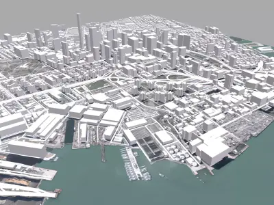 Brooklyn New York USA 3D model