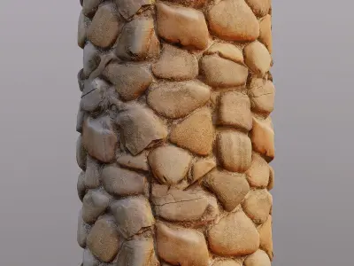 Stone Wall PBR Texture 02 Texture