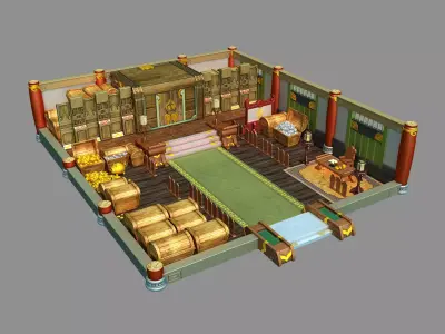 Gang Indoor - Advanced Vault 3D model