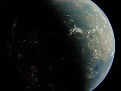  Planet Tveta 24K 3D model