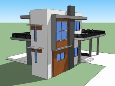 Modern House 3D model