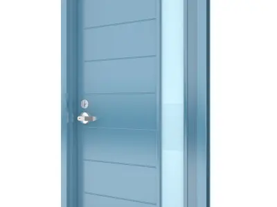 Door-014 modern front door 3D model
