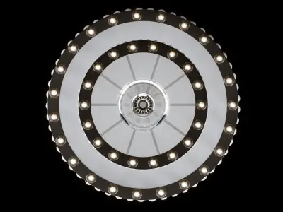 Perles chandelier 3D model