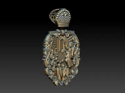 Heavens Gate Pendant - Portao do Ceu Pingente 3D print model