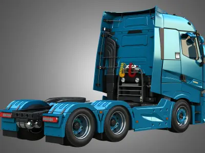 T520 - High Range Truck - 2 Axle 3D model