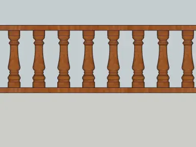 Baluster 3D Model Download 3D model Sketchup 3D model 3D model