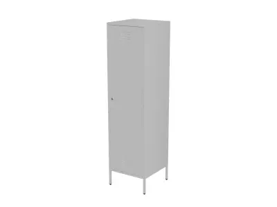 Tall Cabinet Locker Low-poly 3D model
