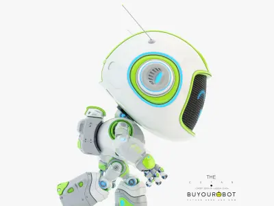 Lovely robot - companion V 3D model