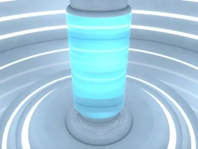 Sci Fi Room 3D model 19