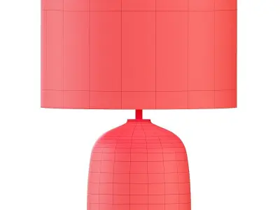 Lamp With Ceramic Base 3D model