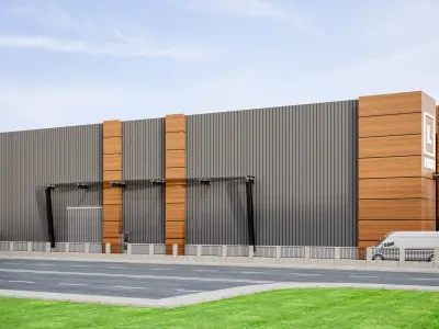 Factory Exterior Design 3D model