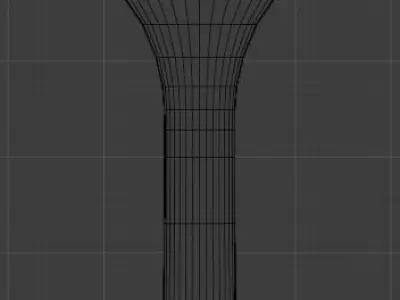 A Simple Torch Low-poly 3D model