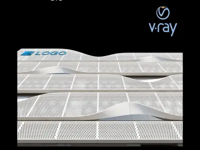 Modern Office Building 002 3D model