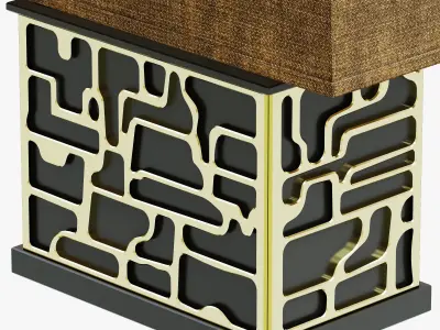 Arteriors Piper Lamp 3D model