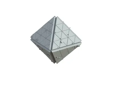 Sci Fi Object No 1879 Low Poly Low-poly 3D model