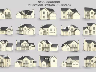 Cottage House Design Collection 1-20 Pack T5