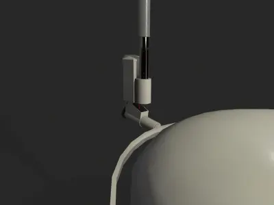 Retro Operation Light Low-poly 3D model