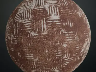 Rusty Titanium Antislip Industrial Floor PBR Seamless Texture