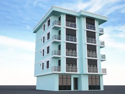 Ornate building 3d model 8 3D model