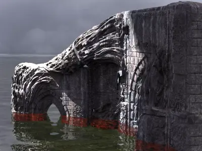 Dantes Inferno Depths Ruin 1 3D model