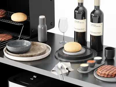 Barbecue 46 3D model