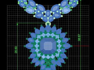 Pendant 0031 3D print model